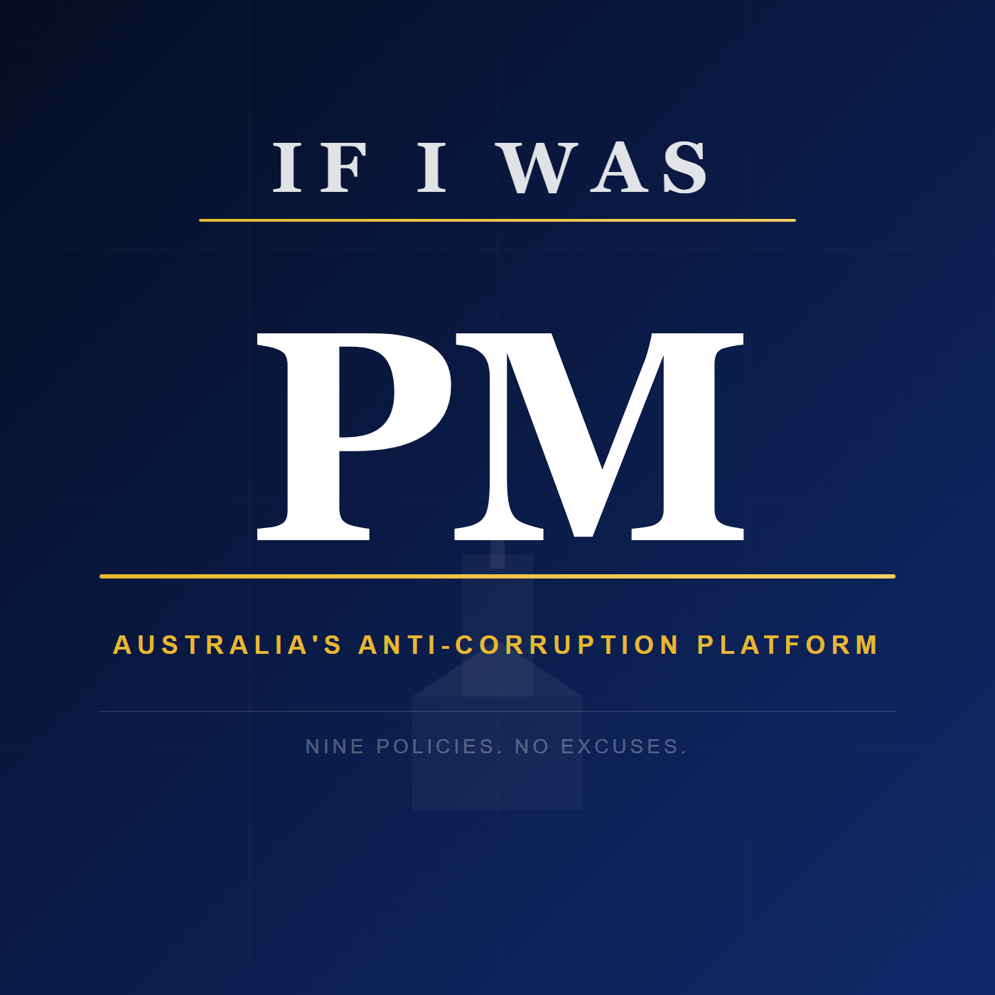 If I Were PM podcast cover art